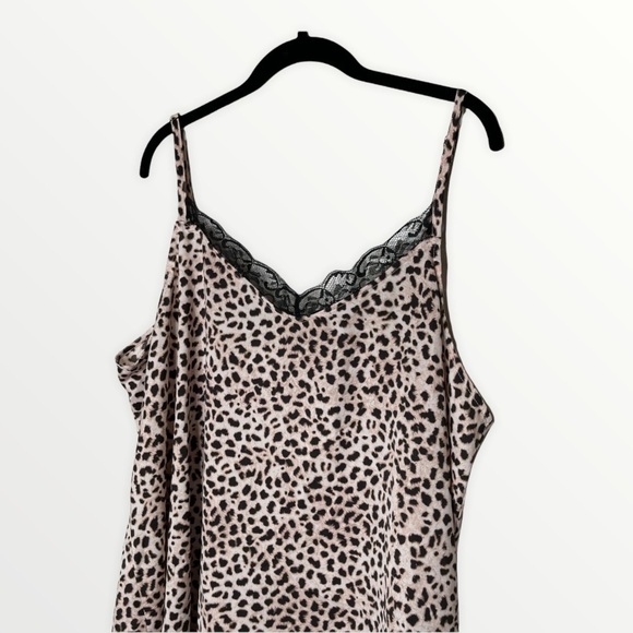 NWT TORRID Sophie Leopard Satin Charmeuse Camisole - Picture 7 of 12